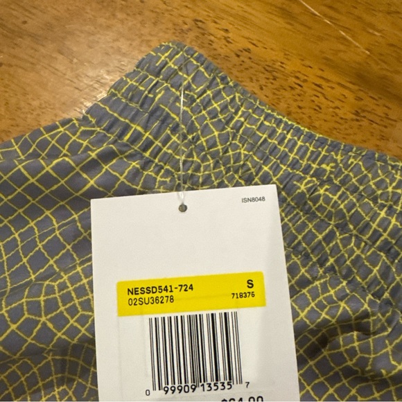 Nike Swim Mens Grid Swoosh Breaker 9" Volley Shorts Small NESSD541 724 New Tags - Picture 10 of 13